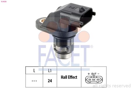 Senzor, turatie motor FACET 9.0438