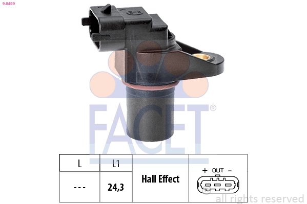 Senzor, turatie motor FACET 9.0459