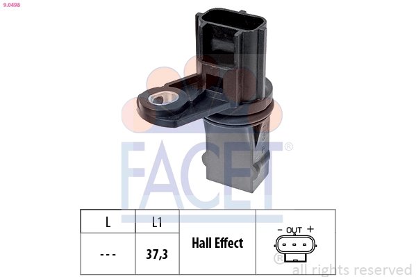 SENZOR, TURATIE MOTOR FACET 9.0498 - Compatibil cu FORD, JAGUAR