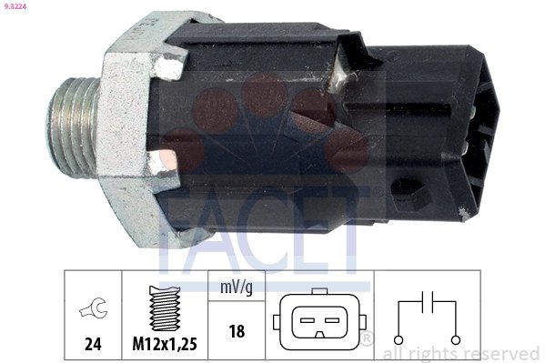 SENZOR BATAI FACET 9.3224 - Compatibil cu DACIA, LADA, NISSAN, OPEL, RENAULT, SUZUKI, VAUXHALL