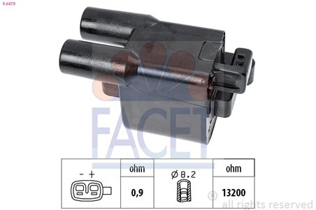 BOBINA DE INDUCTIE FACET 9.6479 - Compatibil cu HYUNDAI, KIA