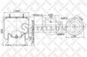 BURDUF SUSPENSIE PNEUMATICA STELLOX 90-40041-SX - Piesa auto compatibila cu mai multe marci