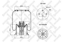 Burduf suspensie pneumatica Stellox 90-41582-SX