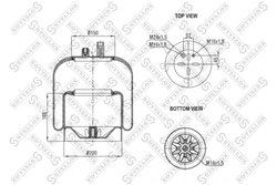 BURDUF SUSPENSIE PNEUMATICA STELLOX 90-43905-SX - Compatibil cu MERCEDES-BENZ
