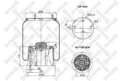 Burduf suspensie pneumatica Stellox 90-92924-SX