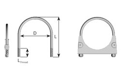 COLIER ESAPAMENT DINEX 90064 - Piesa auto compatibila cu mai multe marci