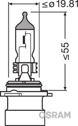 BEC, FAR FAZA LUNGA OSRAM 9006XS - Compatibil cu JEEP