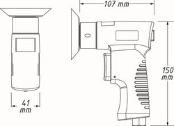POLIZOR EXCENTRIC (AER COMPRIMAT) HAZET 9033N-5 - Piesa auto compatibila cu mai multe marci