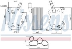 Radiator ulei / termoflot Nissens 90660