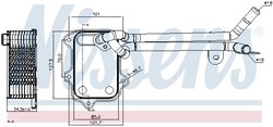Radiator ulei / termoflot Nissens 90679