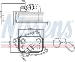 RADIATOR ULEI / TERMOFLOT NISSENS 90688 - Compatibil cu BMW