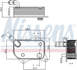 Radiator ulei / termoflot Nissens 90711