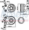 RADIATOR ULEI / TERMOFLOT NISSENS 90794 - Compatibil cu ALFA ROMEO, FIAT, LANCIA