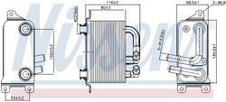 RADIATOR RACIRE ULEI CUTIE VITEZE AUTOMATA NISSENS 90833 - Compatibil cu BMW