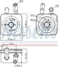 Radiator ulei / termoflot Nissens 90853