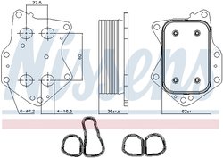 Radiator ulei / termoflot Nissens 90873