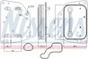Radiator ulei / termoflot Nissens 90882