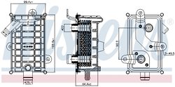 RADIATOR ULEI / TERMOFLOT NISSENS 90895 - Compatibil cu BMW