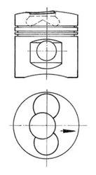 PISTON KOLBENSCHMIDT 90915700 - Piesa auto compatibila cu mai multe marci