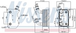 RADIATOR ULEI / TERMOFLOT NISSENS 90919 - Compatibil cu HYUNDAI, KIA