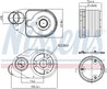 Radiator ulei / termoflot Nissens 90932