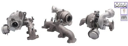 TURBINA ELSTOCK 91-1484 - Compatibil cu AUDI, SEAT, VW
