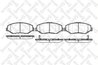 Set placute frana Stellox 910 000B-SX