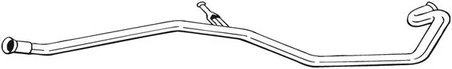 RACORD EVACUARE BOSAL 910-105 - Compatibil cu PEUGEOT
