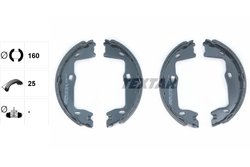 SET SABOTI FRANA TEXTAR 91018400 - Compatibil cu CADILLAC, CHEVROLET, HOLDEN, OPEL, SAAB, VAUXHALL