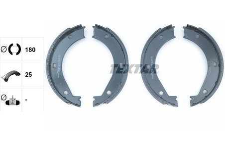 SET SABOTI FRANA TEXTAR 91033400 - Compatibil cu ALPINA, BMW, WIESMANN