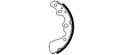 SET SABOTI FRANA TEXTAR 91042600 - Compatibil cu CHEVROLET, GEO, HOLDEN, SUZUKI