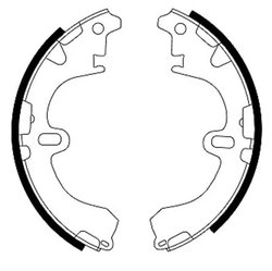 Set saboti frana Textar 91043100