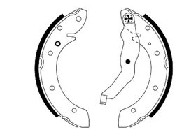 Set saboti frana Textar 91044000