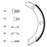 SET SABOTI FRANA TEXTAR 91044500 - Compatibil cu MERCEDES-BENZ