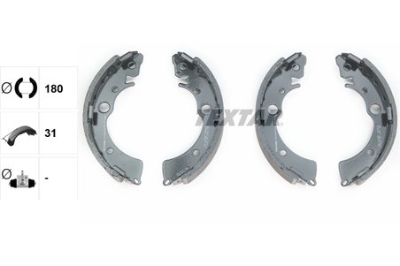 Set saboti frana Textar 91048700