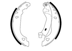 Set saboti frana Textar 91049100