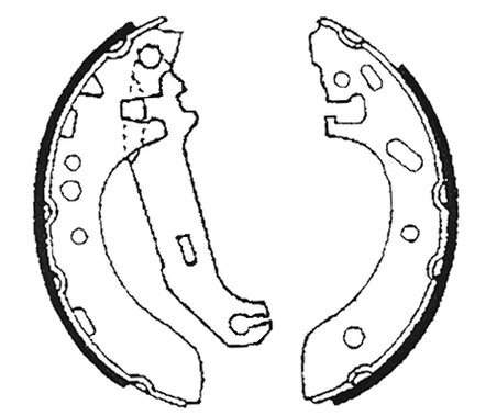 Set saboti frana Textar 91051500