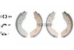 SET SABOTI FRANA TEXTAR 91051300 - Compatibil cu GEO, SUZUKI