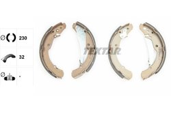 SET SABOTI FRANA TEXTAR 91052400 - Compatibil cu BYD, SEAT, SKODA, STREETSCOOTER, VW, VW (FAW), VW (SVW)