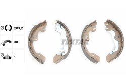 SET SABOTI FRANA TEXTAR 91052500 - Compatibil cu FORD, FORD AUSTRALIA