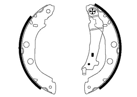 SET SABOTI FRANA TEXTAR 91052700 - Compatibil cu NISSAN, RENAULT