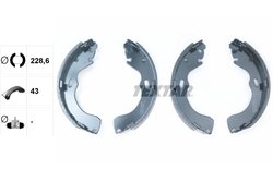 Set saboti frana Textar 91055500