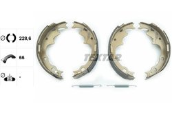 Set saboti frana Textar 91056500