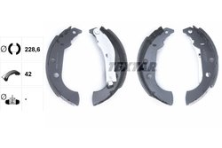 Set saboti frana Textar 91056600