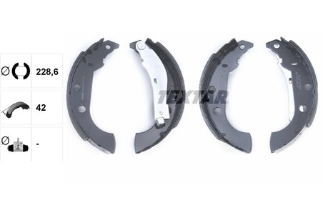 Set saboti frana Textar 91056600