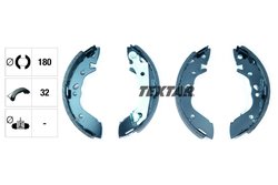 Set saboti frana Textar 91056800