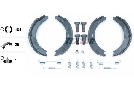 Set saboti frana Textar 91057200