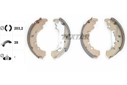 Set saboti frana Textar 91057300