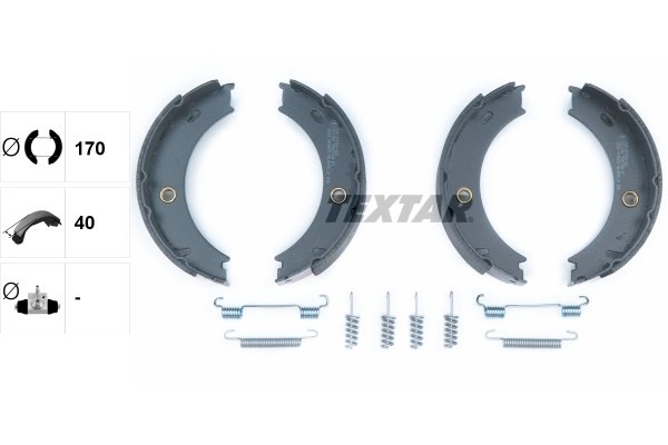 Set saboti frana Textar 91057900