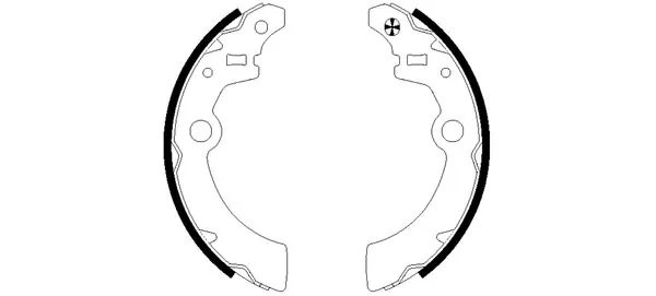 SET SABOTI FRANA TEXTAR 91058500 - Compatibil cu CHEVROLET, MAZDA, SUZUKI